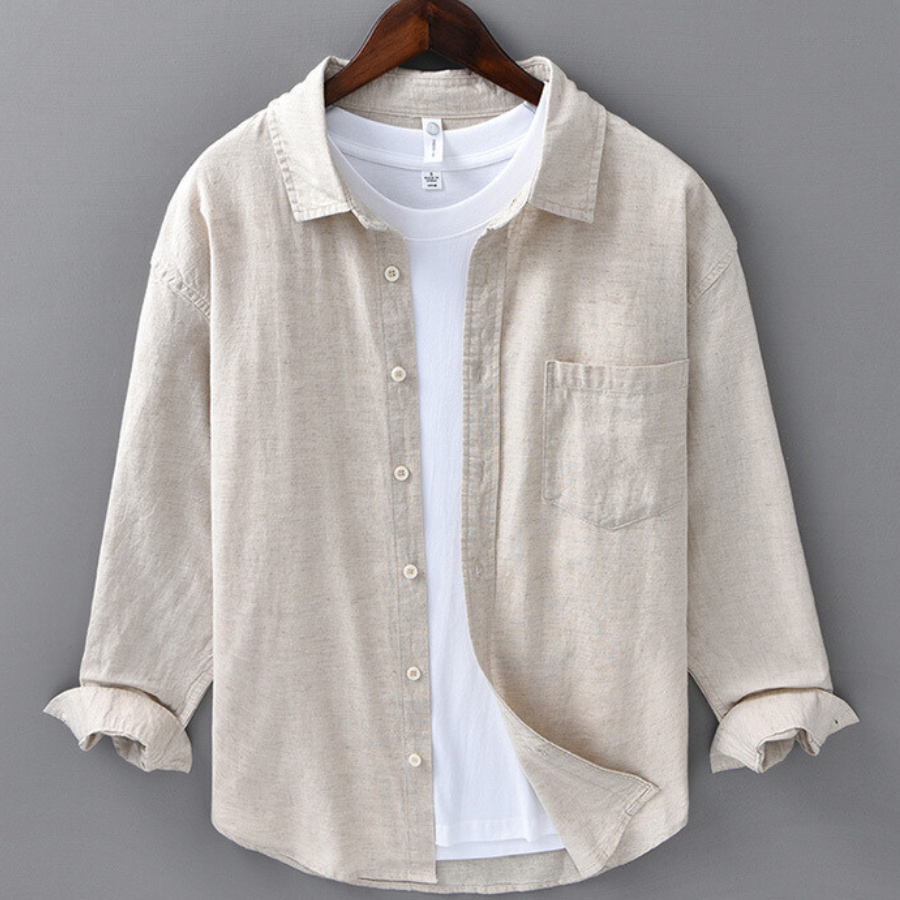 Camicia in Lino 100% Tropicana