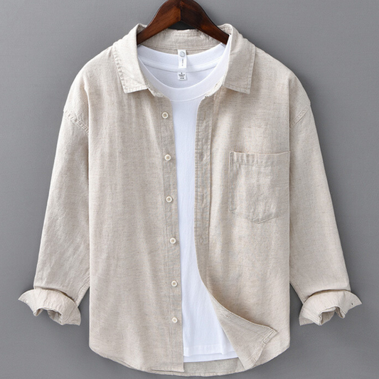 Camicia in Lino 100% Tropicana