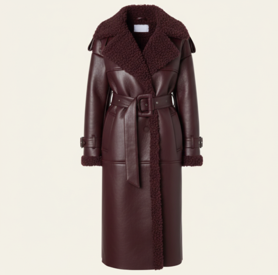 Cappotto Lungo Zermatt in Montone Shearling