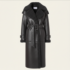 Cappotto Lungo Zermatt in Montone Shearling