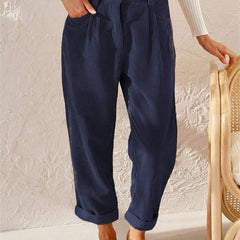 Pantaloni Savanna in Velluto a Coste