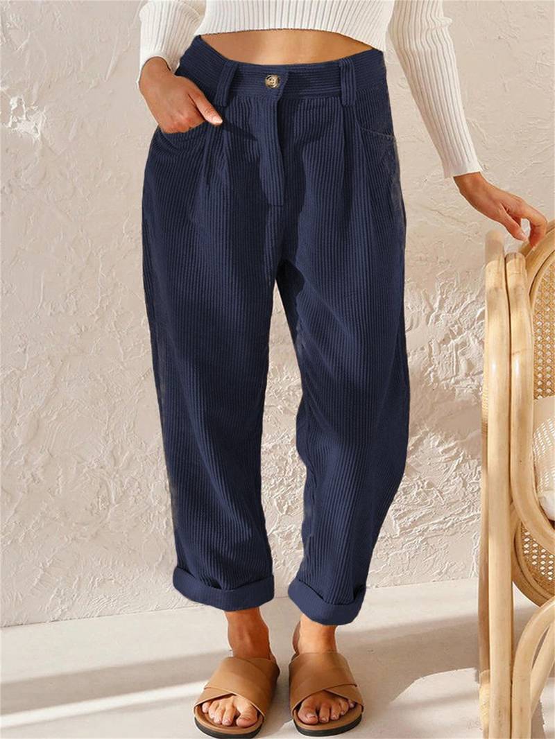 Pantaloni Savanna in Velluto a Coste