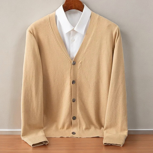 Cardigan in Cashmere Santorini