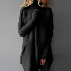 Maglione Amora a collo alto in maglia