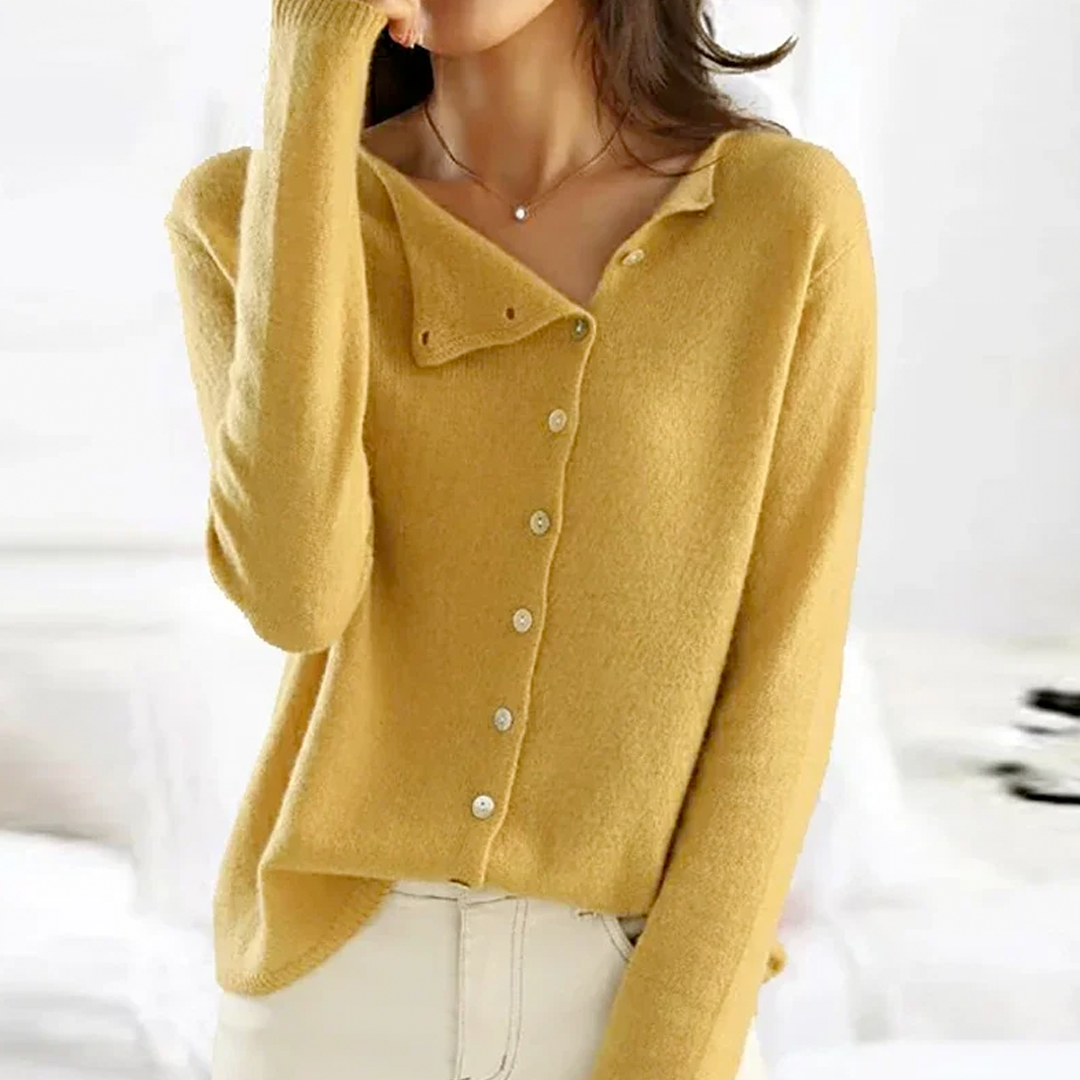 Cardigan in Maglia con Bottoni Alora
