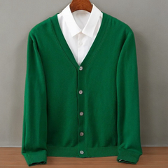 Cardigan in Cashmere Santorini