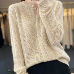 Cardigan Santorini 100% Lana