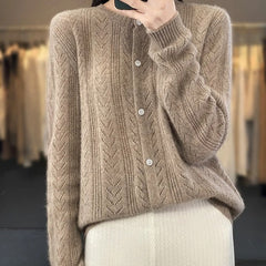 Cardigan Santorini 100% Lana