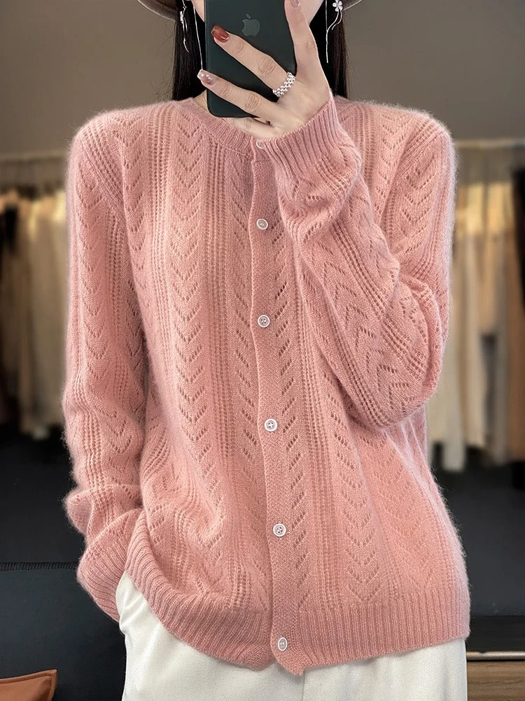 Cardigan Santorini 100% Lana