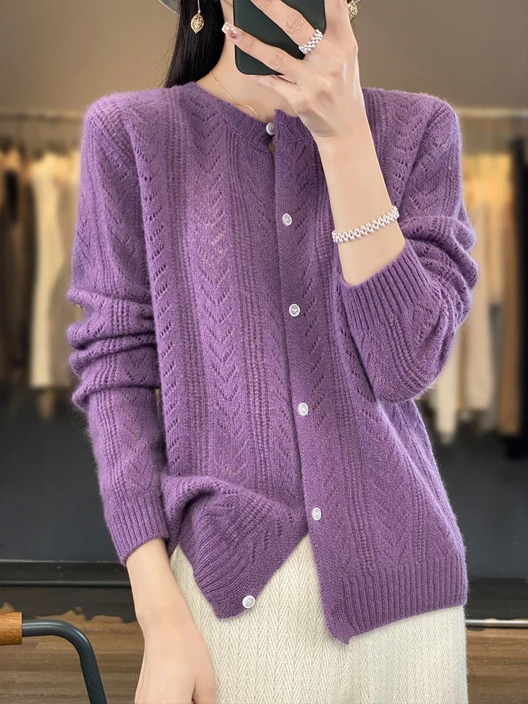 Cardigan Santorini 100% Lana